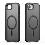 For iPhone 16e DUX DUCIS Yind Series MagSafe TPU Hybrid PC Phone Case(Black)