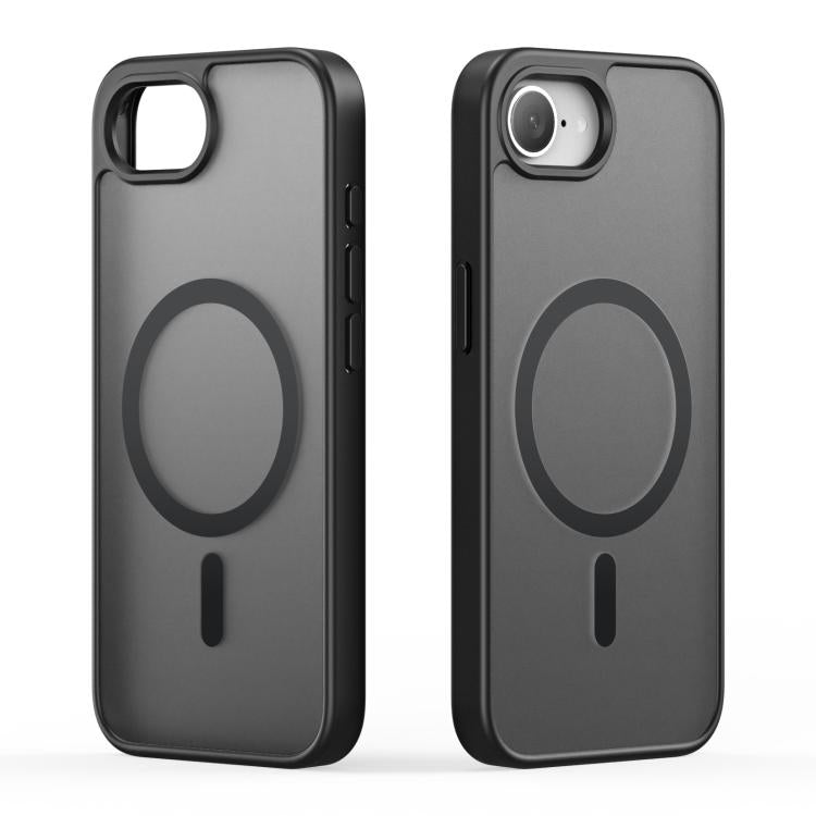 For iPhone 16e DUX DUCIS Yind Series MagSafe TPU Hybrid PC Phone Case(Black)