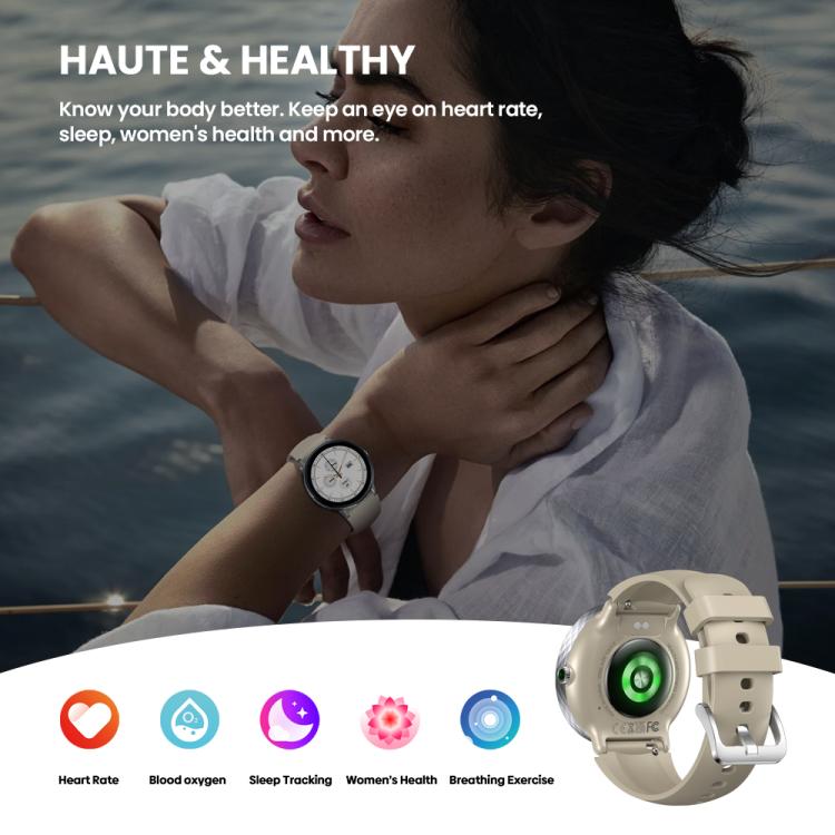 Zeblaze Lily 2 1.2 inch Screen Haute & Healthy Lady Smart Watch(Stardust Silver)
