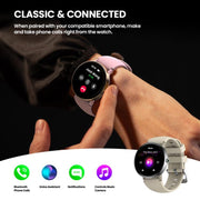Zeblaze Lily 2 1.2 inch Screen Haute & Healthy Lady Smart Watch(Stardust Silver)