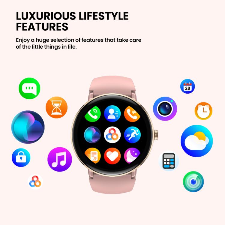 Zeblaze Lily 2 1.2 inch Screen Haute & Healthy Lady Smart Watch(Stardust Silver)