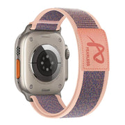 For Apple Watch 42mm / 41mm / 40mm / 38mm Fearless Trail Loop Nylon Band(New Silt Sand)