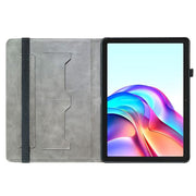 For Tecno Megapad 11 Crystal Texture Painted Leather Tablet Case(Black Rose)