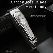 VGR V-071 5W Carbon Steel Blade USB Electric Hair Clipper(Silver)