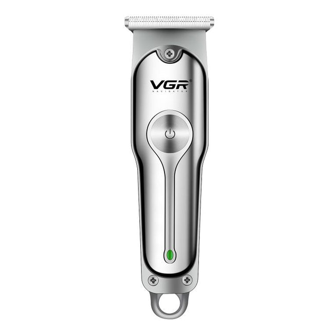 VGR V-071 5W Carbon Steel Blade USB Electric Hair Clipper(Silver)
