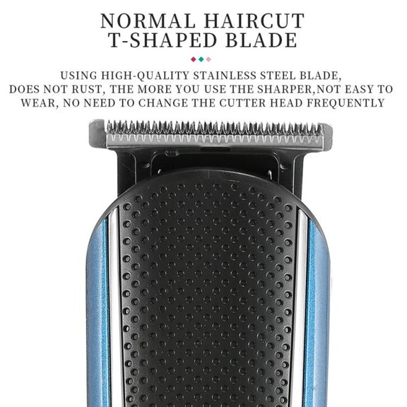 VGR V-172 10W Multifunctional USB Electric Hair Clipper(Blue)