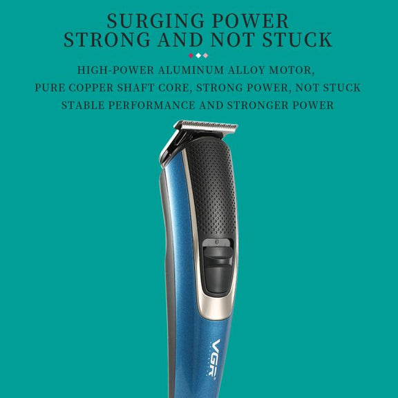 VGR V-172 10W Multifunctional USB Electric Hair Clipper(Blue)