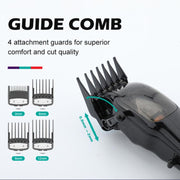 VGR V-653 Professional USB Electric Hair Clipper with Holder(Black)