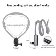 Magnetic Neck Mount Anti-shake Bracket, Type:10 in 1 Phone Clamp