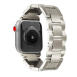 For Apple Watch 46mm / 49mm / 45mm / 44mm Wave Thread 3-bead Stainless Steel Watch Band(Starlight) - free shipping - PMc TechLife - Order now!