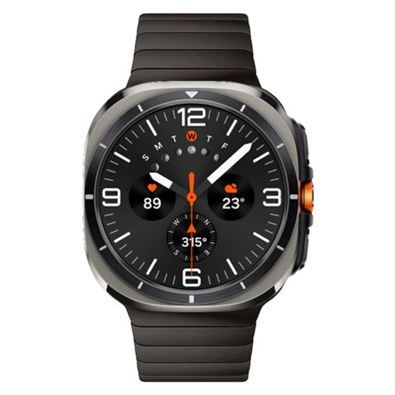 For Samsung Galaxy Watch Ultra 47mm Bamboo Norman Buckle Stainless Steel Watch Band(Slate)