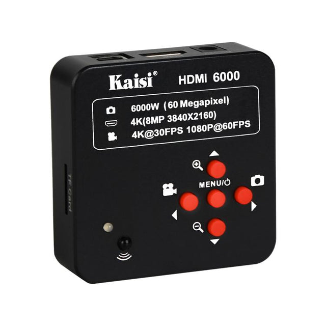 Kaisi HDMI 6000 HDMI / USB Dual Interface 60MP 4K Ultra HD Microscope Industrial Camera, Plug:EU Plug