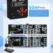 Kaisi HDMI 6000 HDMI / USB Dual Interface 60MP 4K Ultra HD Microscope Industrial Camera, Plug:EU Plug