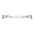 For Apple Watch 42mm / 41mm / 40mm / 38mm Colored Diamond Cat Stainless Steel Watch Band(Silver) - free shipping - PMc TechLife - Order now!