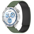 22mm Cloud Wood Grain Silicone Magnetic Watch Band(Dark Green Black) - 22mm Bands by PMc TechLife | Online Shopping South Africa | PMc TechLife | Buy Now Pay Later Mobicred