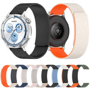 22mm Cloud Wood Grain Silicone Magnetic Watch Band(Pink Starlight)