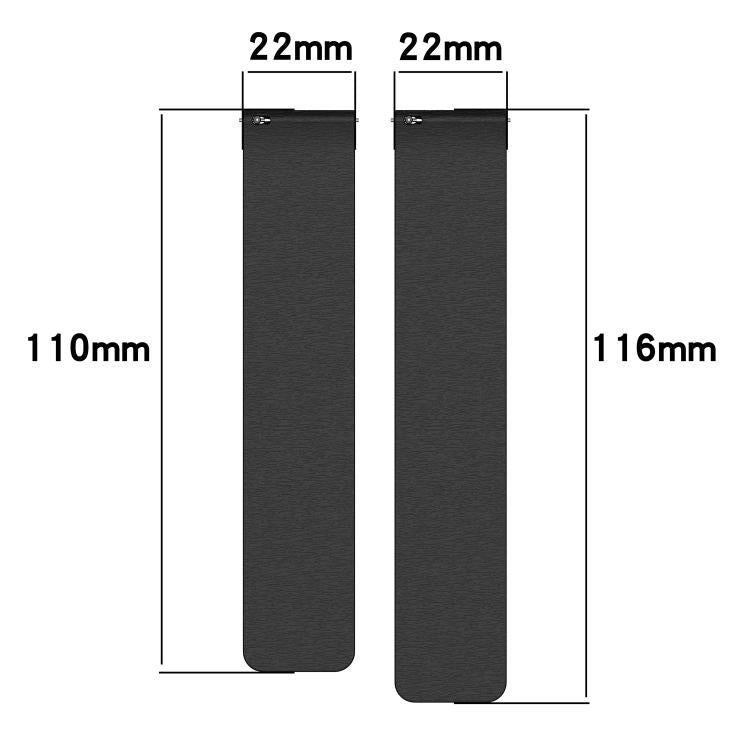 22mm Cloud Wood Grain Silicone Magnetic Watch Band(Antique White Blue)