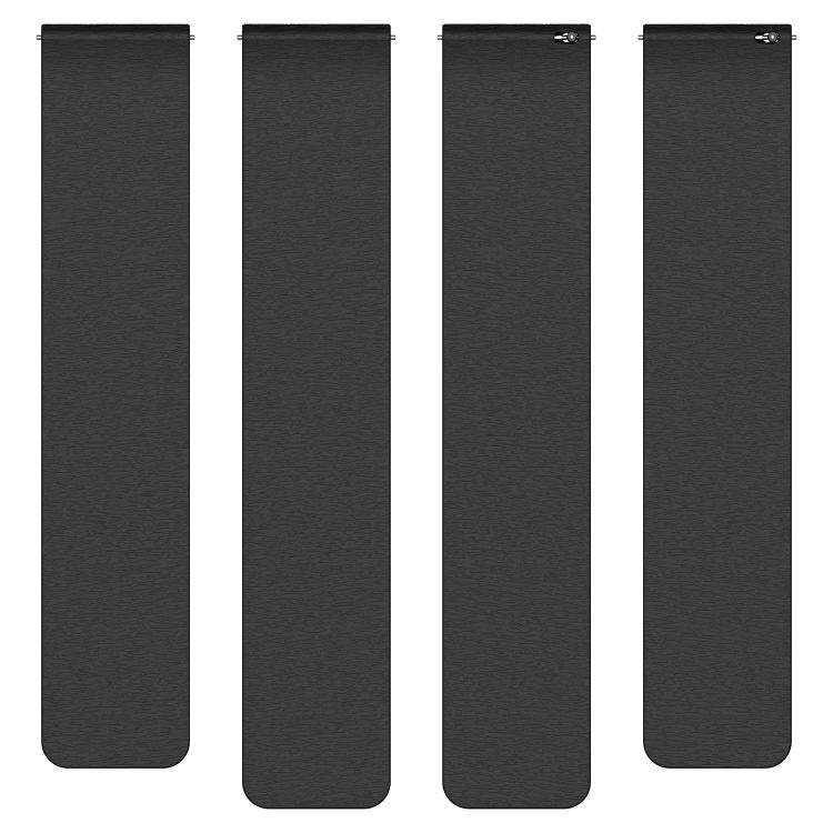 22mm Cloud Wood Grain Silicone Magnetic Watch Band(Dark Green Black)