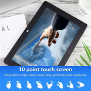 HONGSAMDE 10.1 inch 2 in 1 Tablet PC, 6GB+64GB, Windows 11, Intel Celeron J4105 Quad Core No Keyboard(EU Plug)