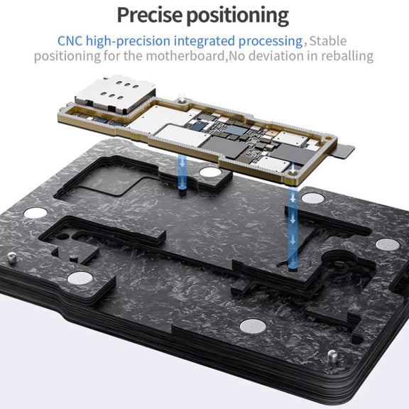 Qianli 4 in 1 Magnetic Middle Layer BGA Reballing Platform for iPhone 16 Series
