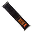 For Apple Watch 46mm / 49mm / 45mm / 44mm Denim Nylon Hook and Loop Fastener Canvas Watch Band(Black) - free shipping - PMc TechLife - Order now!
