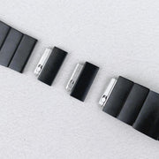 For Apple Watch 42mm / 41mm / 40mm / 38mm Single Bead Side-removable Stainless Steel Watch Band(Silver)