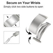 For Apple Watch 46mm / 49mm / 45mm / 44mm Integrated I-Shaped Quick Release Titanium Alloy Watch Band(Black)