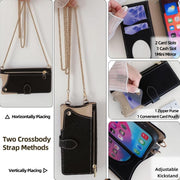 For Nokia G42 / G310 Crossbody Chain Fishtail Litchi Leather Phone Case(Black)
