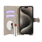 For Google Pixel 6a Crossbody Chain Fishtail Litchi Leather Phone Case(Grey)
