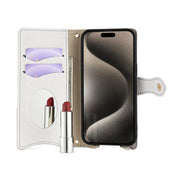 For Google Pixel 6a Crossbody Chain Fishtail Litchi Leather Phone Case(White)