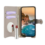 For Motorola Edge 50 Pro Crossbody Chain Fishtail Litchi Leather Phone Case(Grey)