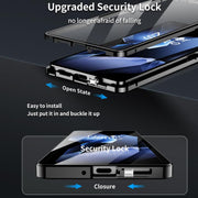 For OnePlus 13 Magnetic HD Tempered Glass Phone Case(Black)