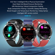 H9 1.43 inch Silicone Strap ECG Smart Watch Supports Bluetooth Calls/Smart Voice Assistant(Red)
