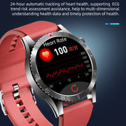 H9 1.43 inch Silicone Strap ECG Smart Watch Supports Bluetooth Calls/Smart Voice Assistant(Black)