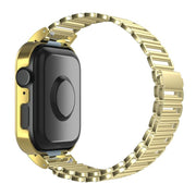 For Huawei Watch Fit3 Hollow Chain Metal Frame Watch Band(Gold)