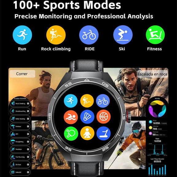 GT97 1.53 inch Round Screen 2 in 1 Bluetooth Earphone Silicone Strap Smart Watch Supports Bluetooth Calls(Silver)