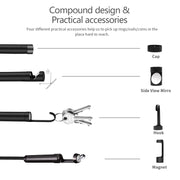 8mm 1080P IP68 Water-resistant 4.3 inch Screen Single Camera Digital Endoscope, Line Length:2m