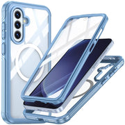 For Samsung Galaxy A36 / A56 RedPepper Tempered Glass MagSafe Phone Case(Sky Blue)