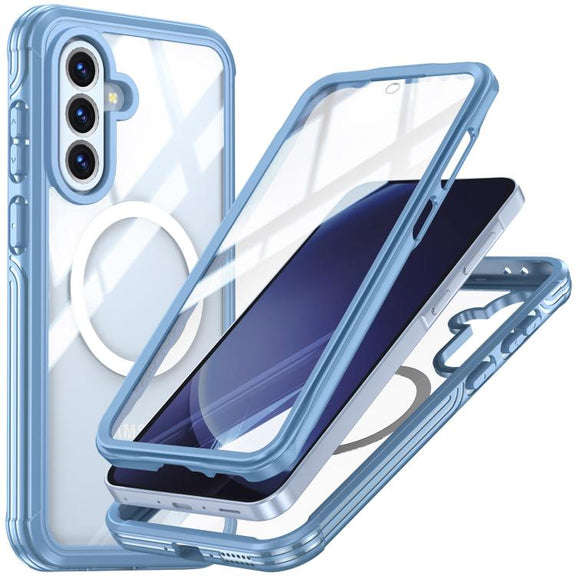 For Samsung Galaxy A36 / A56 RedPepper Tempered Glass MagSafe Phone Case(Sky Blue)