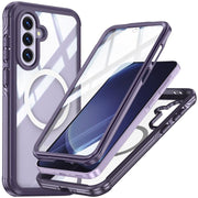 For Samsung Galaxy A36 / A56 RedPepper Tempered Glass MagSafe Phone Case(Purple)
