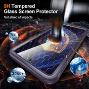For Samsung Galaxy A36 / A56 RedPepper Tempered Glass MagSafe Phone Case(Purple)