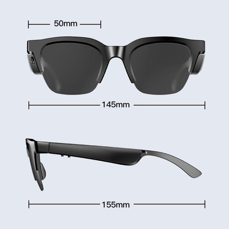 E60 ENC Noise Reduction Smart Audio Bluetooth Glasses(Black)