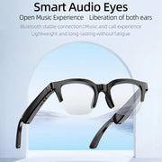 E60 ENC Noise Reduction Smart Audio Bluetooth Glasses(Transparent)