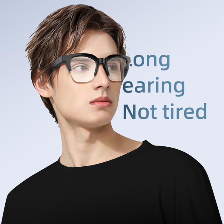 E60 ENC Noise Reduction Smart Audio Bluetooth Glasses(Black)