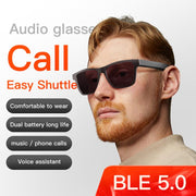 E10 Smart Audio Bluetooth Glasses, Style: Touch Style(Black)