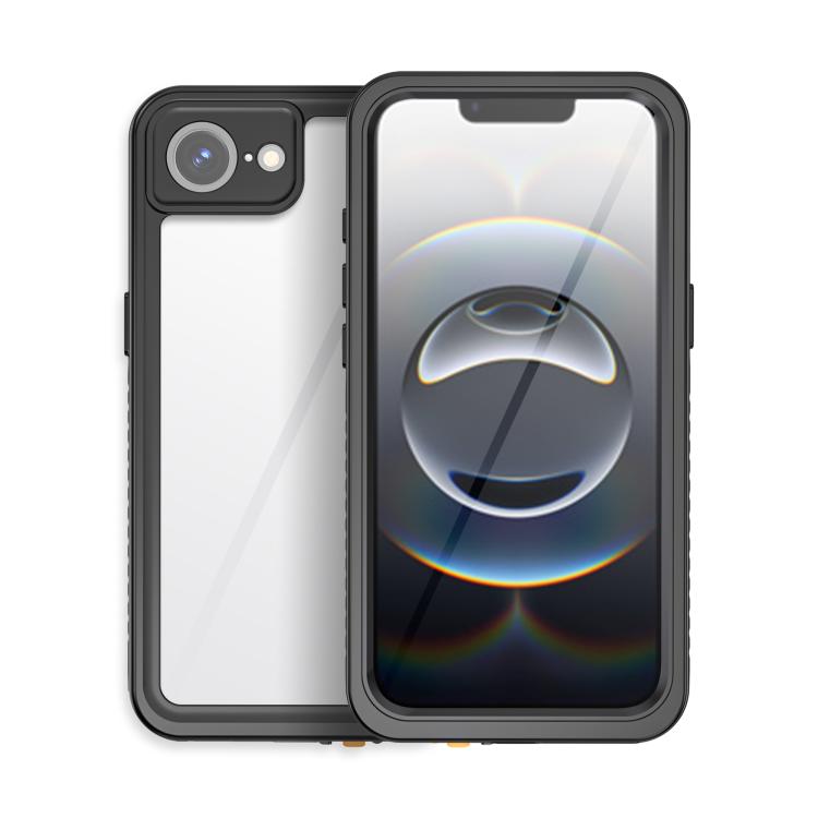 For iPhone 16e RedPepper Water-resistant Phone Case(Black)