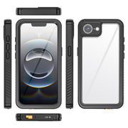 For iPhone 16e RedPepper Water-resistant Phone Case(Black)