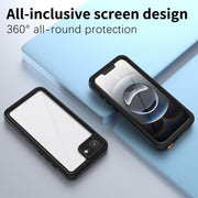 For iPhone 16e RedPepper Water-resistant Phone Case(Black)