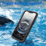 For iPhone 16e RedPepper Water-resistant Phone Case(Black)