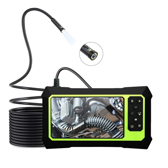 8mm 1080P IP68 Water-resistant 4.3 inch Screen Dual Camera Digital Endoscope, Line Length:2m